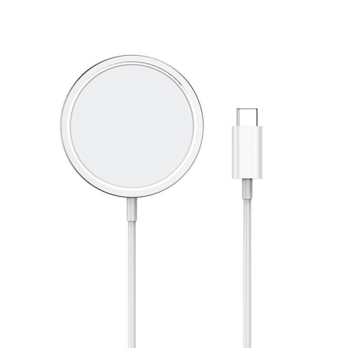 Бездротовий зарядний пристрій СolorWay MagSafe Charger 15W for iPhone White (CW-CHW27Q-WT)