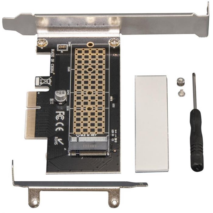 Контролер Frime (ECF-PCIEtoSSD003.LP) PCI-E-M.2 (M Key) NVMe