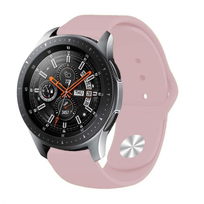 Силіконовий ремінець BeCover для Samsung Galaxy (20mm)/Watch 5/ Watch 4 40/44mm/Watch 4 Classic 42mm/Watch Active/Active 2 40/44mm/Watch 3 41mm/Gear S2/Classic/Gear Sport Pink (706170)