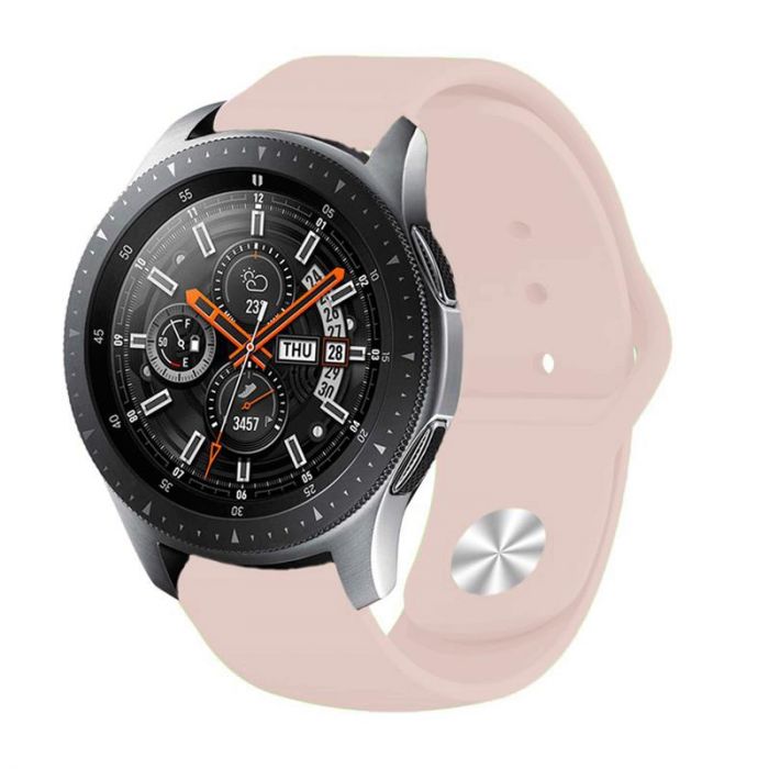 Силіконовий ремінець BeCover для Xiaomi iMi KW66/Mi Watch Color/Haylou LS01/Watch S1 Active Grapefruit-Pink (706351)
