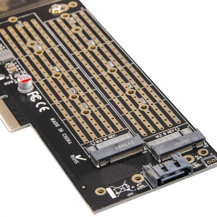 Контролер Frime (ECF-PCIE2.4sRAID002.LP) PCI-Eх2 RAID ESATAIII/SATAIII 6GBPS, 88SE9230