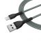 Кабель ColorWay USB - Lightning (M/M), braided cloth, 3 А, 1 м, Gray (CW-CBUL041-GR) Кабель ColorWay USB - Lightning (M/M), braided cloth, 3 А, 1 м, Gray (CW-CBUL041-GR)