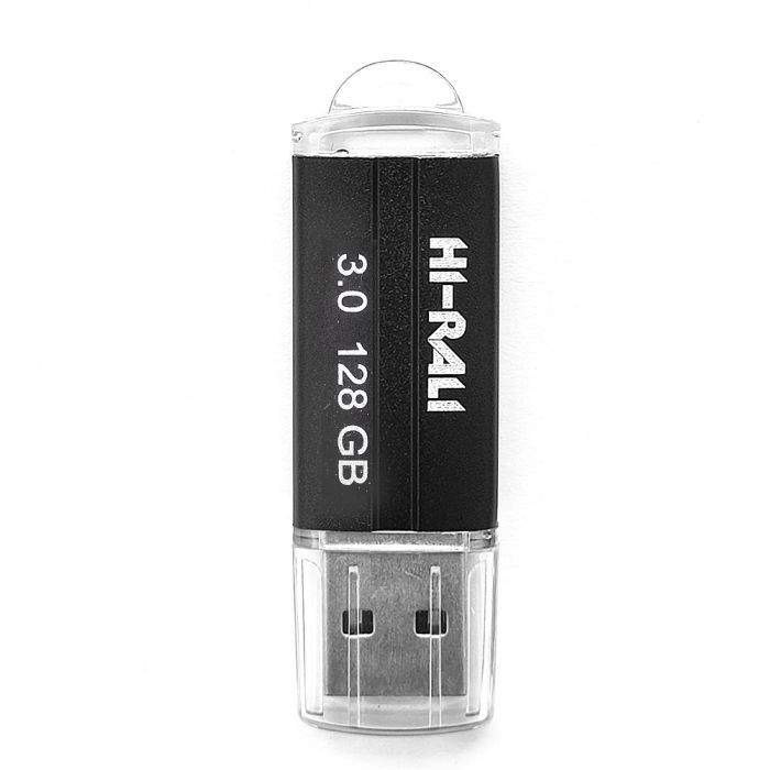 Флеш-накопичувач USB3.0 128GB Hi-Rali Corsair Series Black (HI-128GBCOR3BK)