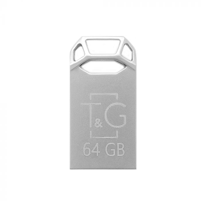 Флеш-накопичувач USB 64GB T&G 110 Metal Series Silver (TG110-64G)