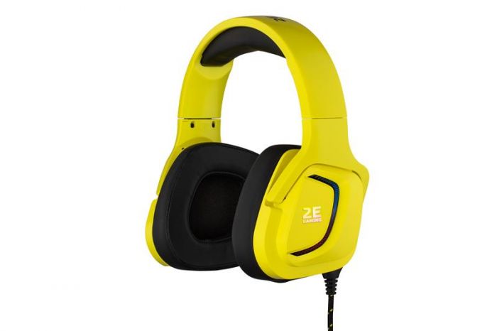 Гарнітура 2E Gaming HG340 RGB 7.1 Yellow (2E-HG340YW-7.1)