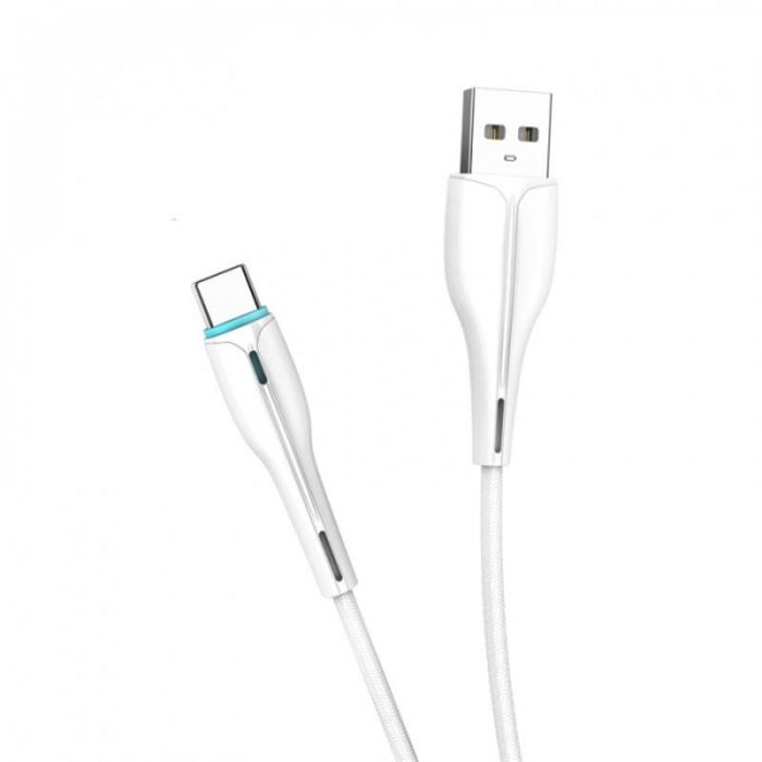 Кабель SkyDolphin S48T USB - USB Type-C (M/M), 1 м, White (SDUSB-000425)