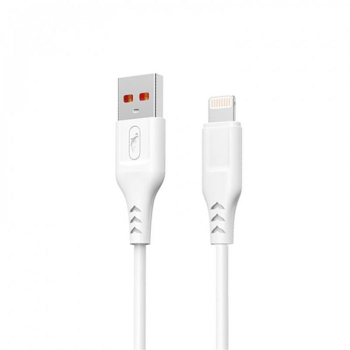 Кабель SkyDolphin S61L USB - Lightning (M/M), 1 м, White (SDUSB-000443)