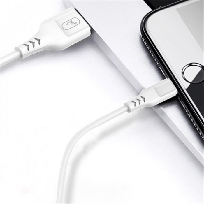 Кабель SkyDolphin S61T USB - USB Type-C (M/M), 1 м, White (SDUSB-000445)