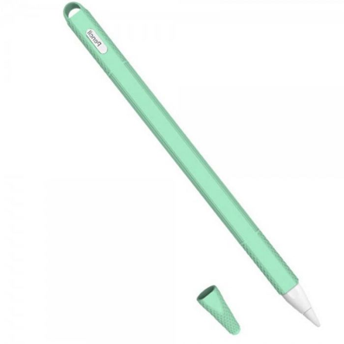 Чохол Goojodoq Hybrid Ear TPU для стилуса Apple Pencil 2 Light/Green (4001055094286LG)