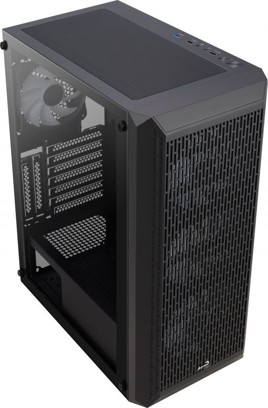 Корпус AeroCool Beam-G-BK-v2 (ACCM-PV37043.11) Black без БЖ