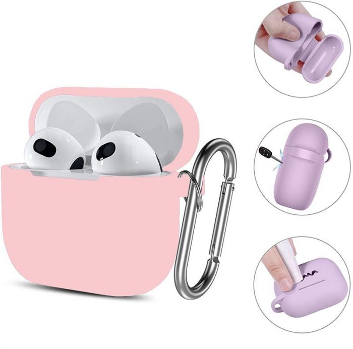 Чохол для навушників BeCover для Apple AirPods (3nd Gen) Pink (707185)