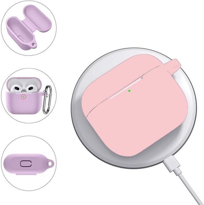 Чохол для навушників BeCover для Apple AirPods (3nd Gen) Pink (707185)