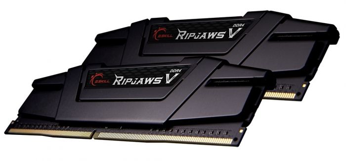 Модуль пам`ятi DDR4 2x4GB/3200 G.Skill Ripjaws V Black (F4-3200C16D-8GVKB)
