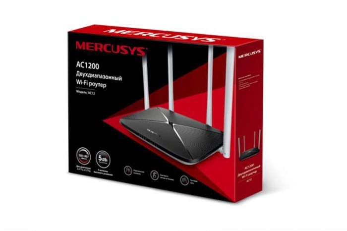 Бездротовий маршрутизатор Mercusys AC12