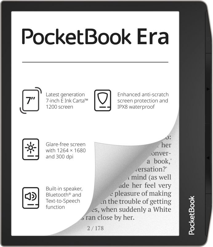 Електронна книга PocketBook 700 Stardust Silver (PB700-U-16-WW)