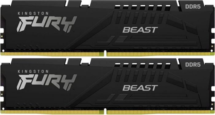 Модуль пам`яті DDR5 2x32GB/6000 Kingston Fury Beast Black (KF560C40BBK2-64)