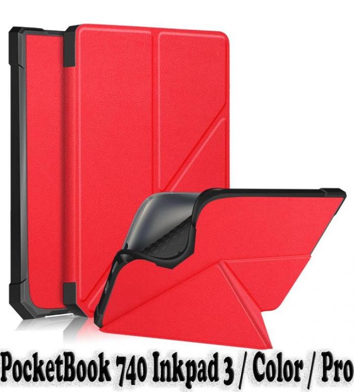 Чохол-книжка BeCover Ultra Slim Origami для PocketBook 740 Inkpad 3/Color/Pro Red (707457)