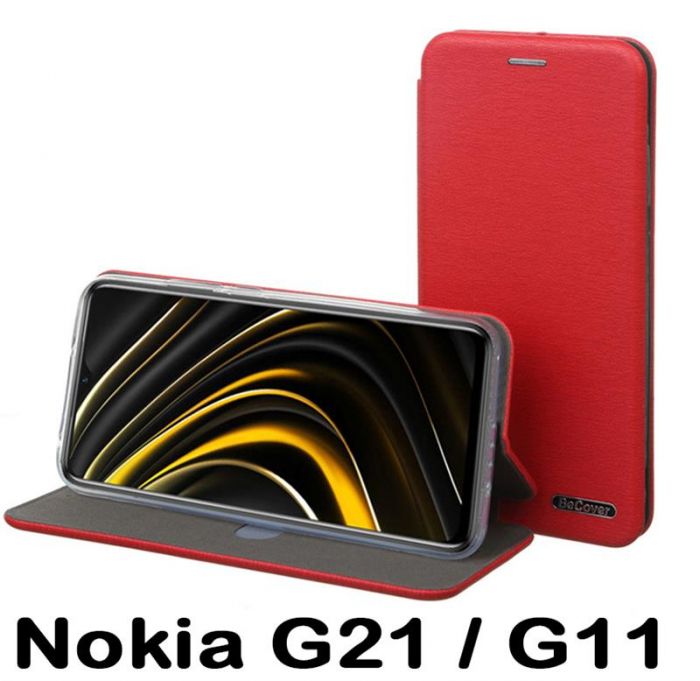 Чохол-книжка BeCover Exclusive для Nokia G21/G11 Burgundy Red (707915)