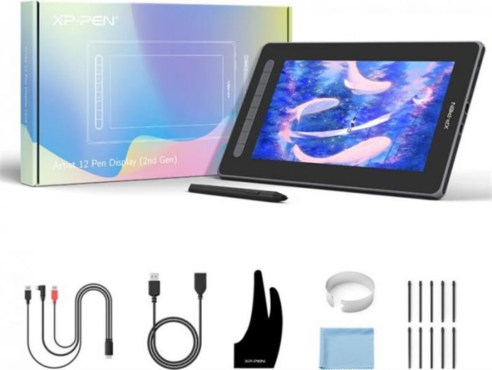 Графічний монітор XP-Pen Artist 12 Pen Display (2nd Gen) Black (JPCD120FH_BK)