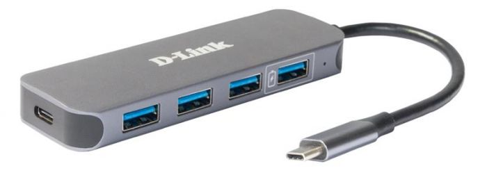 Концентратор USB Type-C D-Link DUB-2340