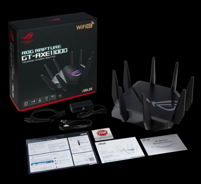 Бездротовий маршрутизатор Asus ROG Rapture GT-AXE11000 (90IG06E0-MO1R00)