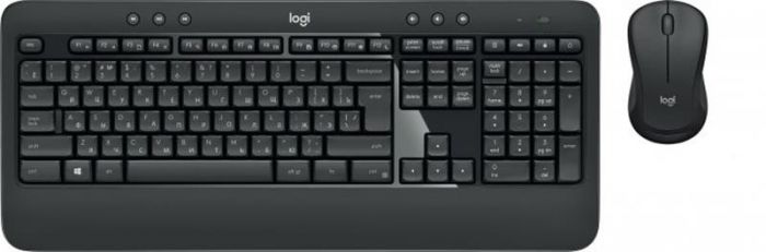 Комплект (клавіатура, мишка) бездротовий Logitech MK540 Black USB (920-008685)