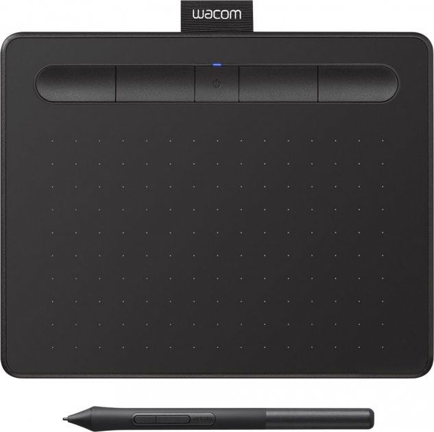 Графічний планшет Wacom Intuos S Bluetooth Black Manga (CTL-4100WLK-M)