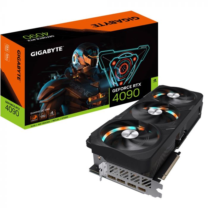 Відеокарта GF RTX 4090 24GB GDDR6X Gaming OC Gigabyte (GV-N4090GAMING OC-24GD)