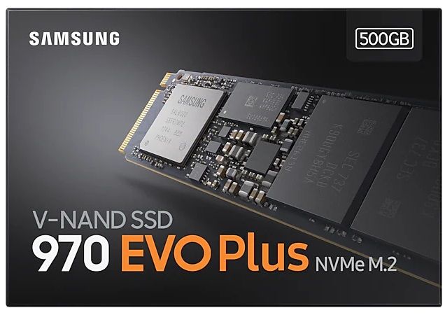 Накопичувач SSD 500GB Samsung 970 EVO Plus M.2 PCIe 3.0 x4 V-NAND MLC (MZ-V7S500BW)