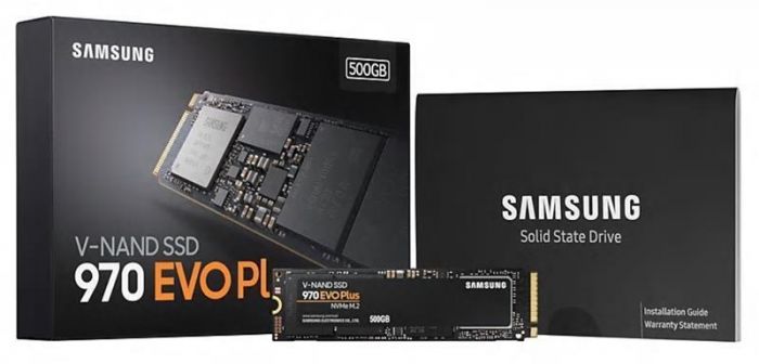 Накопичувач SSD 500GB Samsung 970 EVO Plus M.2 PCIe 3.0 x4 V-NAND MLC (MZ-V7S500BW)