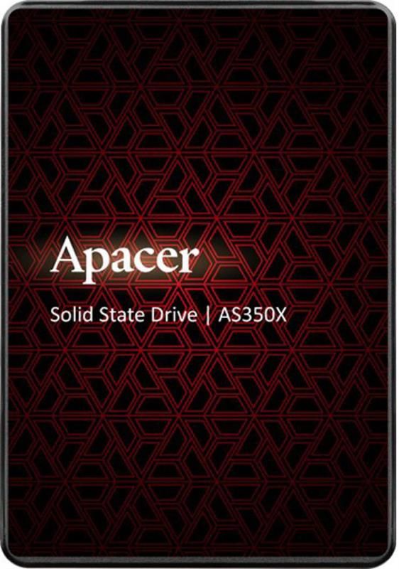 Накопичувач SSD 512GB Apacer AS350X 2.5" SATAIII 3D SLC (AP512GAS350XR-1)