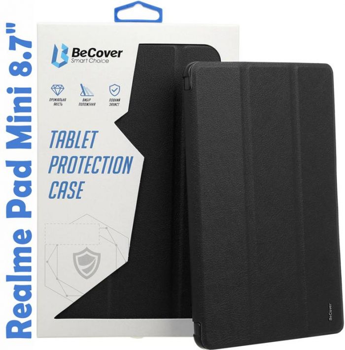 Чохол-книжка BeCover Smart для Realme Pad Mini 8.7" Black (708257)