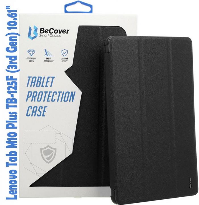 Чохол-книжка BeCover Smart для Lenovo Tab M10 Plus TB-125F (3rd Gen)/K10 Pro TB-226 10.61" Black (708301)