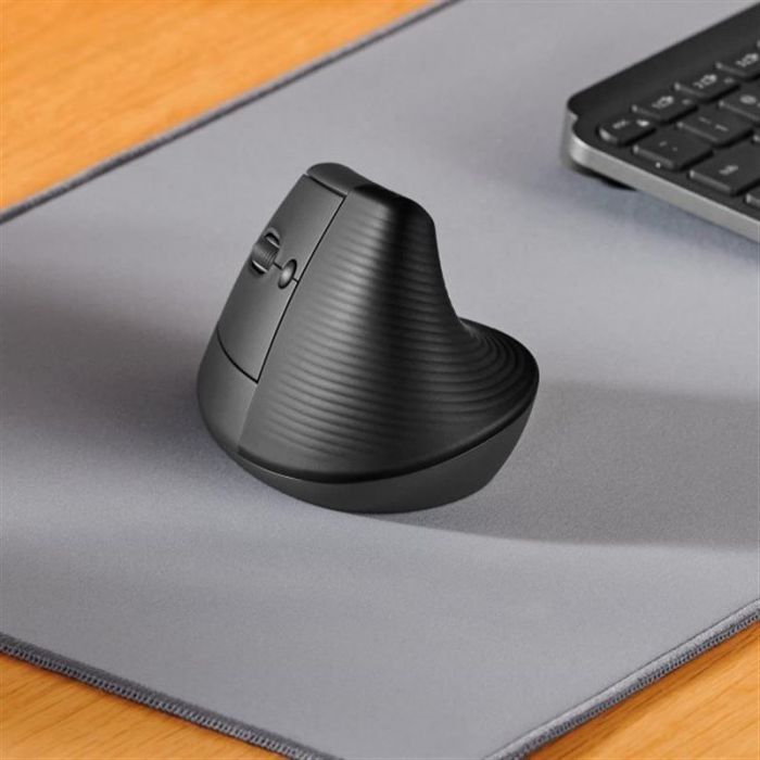 Мишка бездротова Logitech Lift Left Vertical Ergonomic (910-006495) Graphite USB