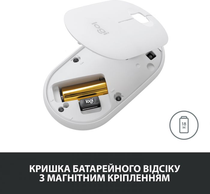 Миша бездротова Logitech Pebble M350 (910-005718) Black USB