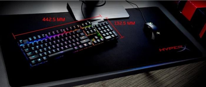 Клавіатура HyperX Alloy Origins Aqua RGB PBT ENG/RU Black (639N5AA) 