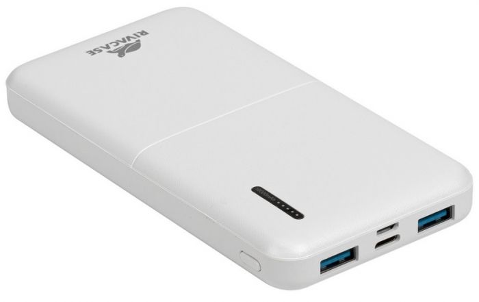 Універсальна мобільна батарея Rivacase Rivapower 10000mAh White (VA2532)