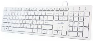 Клавіатура Gembird KB-MCH-03-W-UA Ukr White