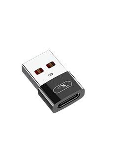 Перехідник SkyDolphin OT08 Mini USB Type-C - USB (F/M) Black (SDADPT-00031)