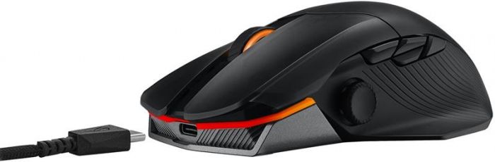 Миша бездротова Asus ROG Chakram X Origin RGB Black (90MP02N1-BMUA00) 