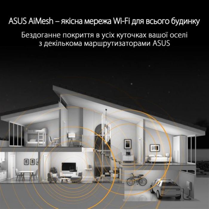 Бездротовий маршрутизатор Asus TUF Gaming AX6000 (TUF-AX6000) (90IG07X0-MO3C00)