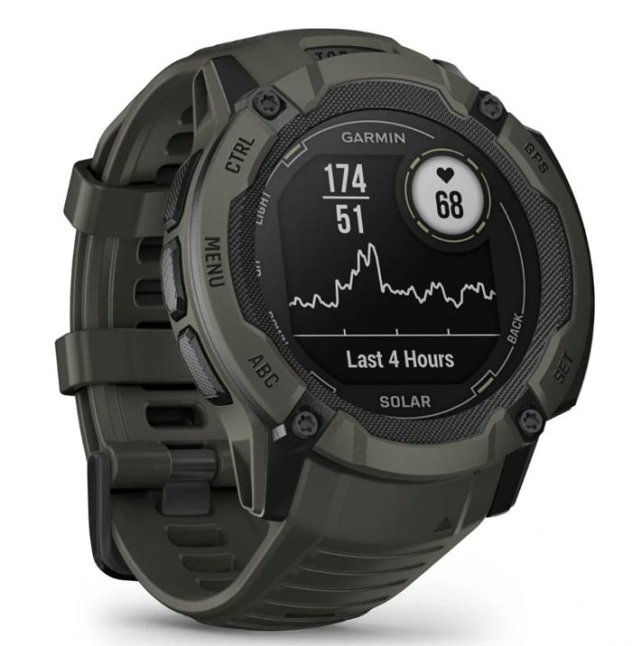 Смарт-годинник Garmin Instinct 2X Solar Moss (010-02805-54)