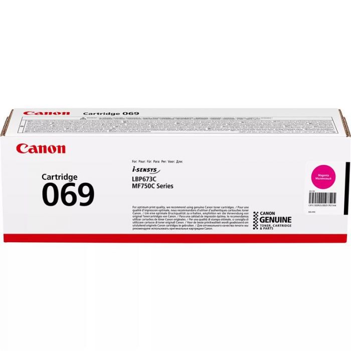 Картридж Canon 069 MF752Cdw/MF754Cdw/LBP673Cdw Magenta (5092C002)