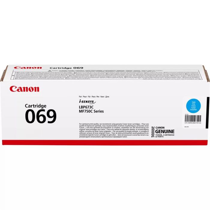 Картридж Canon 069 MF752Cdw/MF754Cdw/LBP673Cdw Cyan (5093C002)