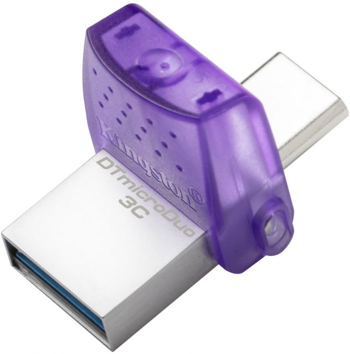 Флеш-накопичувач USB3.2 128GB Type-C Kingston DataTraveler microDuo 3C (DTDUO3CG3/128GB)