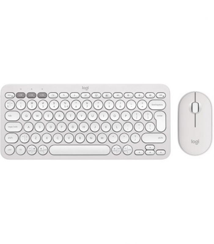 Комплект (клавіатура, миша) бездротовий Logitech Pebble 2 Combo White (920-012240)