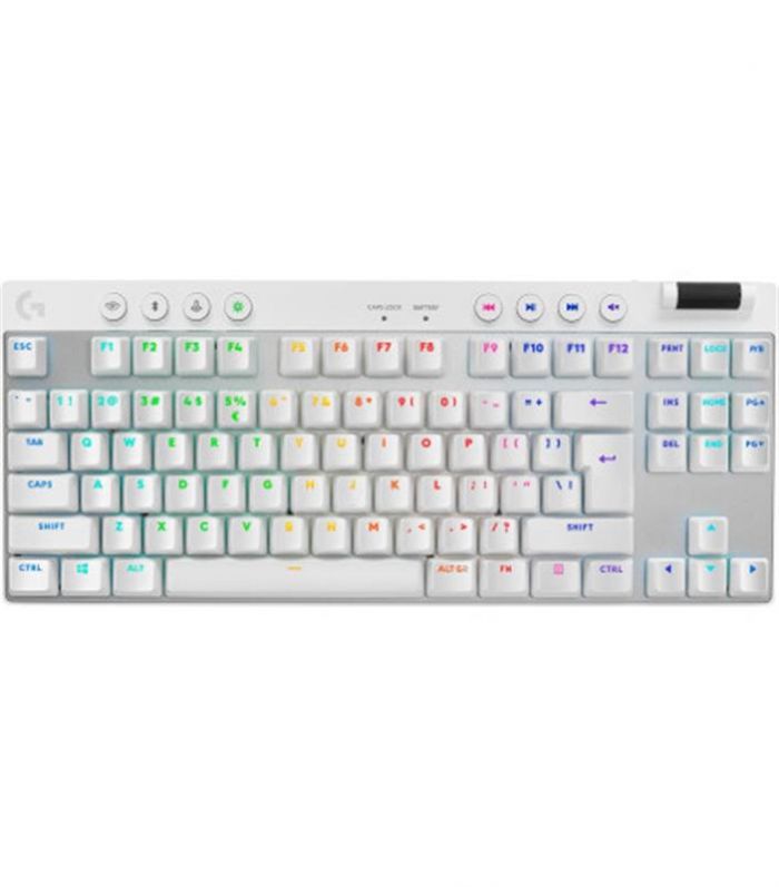 Клавiатура Logitech G PRO X TKL Lightspeed White Tactile (920-012148)