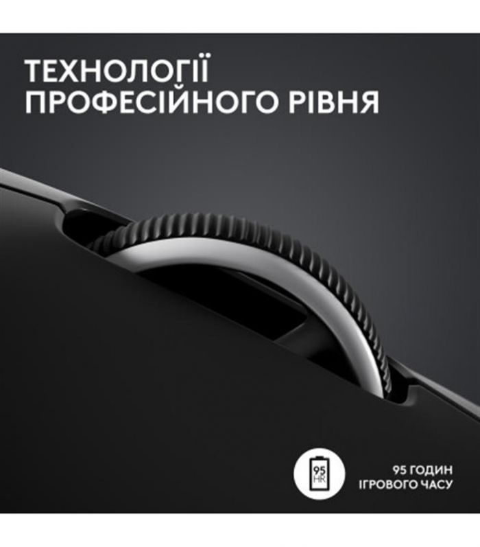 Мишка бездротова Logitech G Pro X Superlight 2 Black (910-006630)