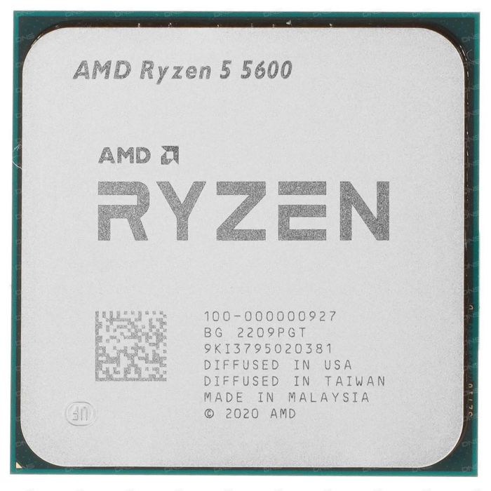 Процесор AMD Ryzen 5 5600 (3.5GHz 32MB 65W AM4) Tray (100-000000927)