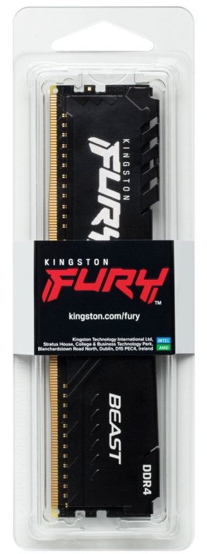 Модуль пам`ятi DDR4 16GB/3200 Kingston Fury Beast Black (KF432C16BB1/16)